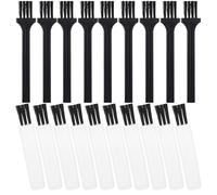 CLISPEED 30 cepillos de limpieza de plástico pequeños para cortapelos, tamaño mini para eliminación de polvo y aseo preciso, accesorio multiusos para mantenimiento eléctrico