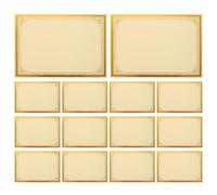 CLISPEED 30 Hojas de Papel A4 sin Estampado, 250 G Papel Dorado para Diplomas, Premios y Reconocimientos Escolares, Compatible con Impresoras de Inyección, Uso en Ceremonias y Oficina