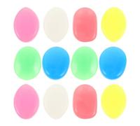 CLISPEED 30piezas Guijarros Brillantes Luminosos para Jardín Acuario y Entrada Piedras Decorativas Que Brillan La Oscuridad para Peceras y Caminos Material Resistente