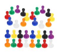 CLISPEED 32piezas De Plástico Multicolor De Accesorios De Piezas De Fichas De para Diversión Familia y Amigos para y Desarrollo Mental