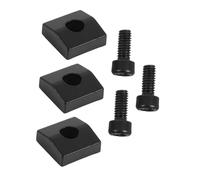 CLISPEED 3juegos Accesorios Para Guitarra Eléctrica De Cejillas De Bloqueo Abrazaderas De Hierro De Precisión Con Tornillos Para Puente De Guitarra Mejora La Pureza Del Sonido Para Varios m