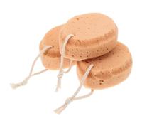 CLISPEED 3piezas Esponja de Ducha para Bebés y Adultos Unidades Gentle Exfoliating con Cuerda para Secado para Baños Suaves y Revitalización Piel