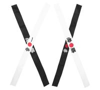 CLISPEED 4 Diademas Ninja de Estilo Japonés para Karate y Cocina, Poliéster Transpirable Ajuste Seguro y Elasticidad, Ideales para Trabajo en Cocina y Sushi