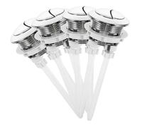 CLISPEED 4 piezas Botón de Presión para Inodoro de Accesorios de Reemplazo para Cisterna Instalación Rápida y Compatible con Orificios de Alta Elasticidad y Superficie Color Aleatorio