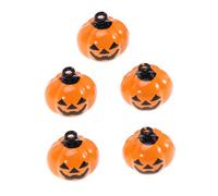 CLISPEED 4 Piezas Collar para Mascotas con Cascabeles Forma de Calabaza Accesorio de Cobre Duradero para Halloween Diseño Cómodo y para Perros para Identificar Ubicación Diaria