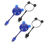 CLISPEED 4 Piezas Espejo Retrovisor para Bicicleta Infantil Accesorios para Manillar Espejo Trasero Reflectante para Bicicletas de Equilibrio y Patinetes Seguridad Colores Color Aleatorio