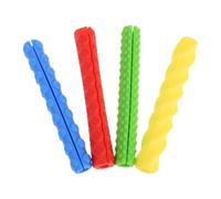 CLISPEED 4 Piezas Funda Sensorial para Lápices de Silicona Elástica y Masticable, Adecuado para Autismo y Actividades de Escritura