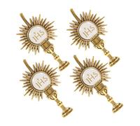 CLISPEED 4 Piezas Pin Religioso de Chalice Brooch Insignia Unisex para Ropa y Mochilas Accesorio de Fe y