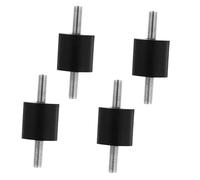CLISPEED 4 piezas Soportes de Goma Antivibración con Tornillos Amortiguadores Silenciosos para Coche y Barco de Aisladores de Vibración Resistentes y Fáciles de Instalar