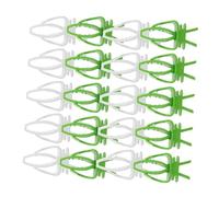 CLISPEED 40piezas Clip De Comida para Loros para Frutas y Verduras Accesorio para Comedero De Pájaros Soporte para Comida De Loros para Jaulas De Aves y Comederos De Mijo Multifuncional Par