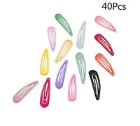 CLISPEED 40Piezas Horquillas Coloridas para Clips de Candy Color para Niñas y Mujeres Accesorios de Duraderos
