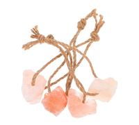 CLISPEED 4piezas Bloques Minerales Naturales Para Lamer Cristal Rosa Para Caballos y Ganado Paquete De Soporte Incluido Para Alimentación Granjas y Pastoreo