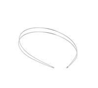 CLISPEED 4piezas Diademas De Metal Plateadas Para Mujer De Doble Accesorios De Diadema De Moda Para Decoración De Corte De Pelo De Niña