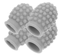 CLISPEED 4piezas Drumstick Tip Mute Accesorios Para Instrumentos Reducción De Para Práctica De Batería Compatible Mayoría De Baquetas Protección Para Cabezas De Baquetas