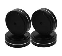 CLISPEED 4piezas Reposapiés Amortiguadores de Aluminio Que Absorben Impactos y Mejoran Calidad del Sonido para Altavoces Amplificadores Reproductores CD Carcasas Ordenador Usados Salas