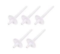 CLISPEED 5 Piezas de Pasador de Carrete de Plástico Blanco para Máquina de Coser, Accesorio Resistente para Devanadora de Hilo y Repuesto de Costura Doméstica