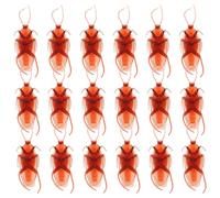 CLISPEED 50 Cucarachas Falsas de Plástico, Insectos Repugnantes Realistas, Juguetes Novedosos para Halloween, Día de Los Inocentes, Regalos de Fiesta, Insectos de Simulación para Niños.