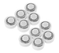 CLISPEED 50 Mini Rodamientos de Bolas para Manualidades Diseño y Ligero, Base Giratoria de Plástico E Hierro para Proyectos Creativos y Juguetes Giratorios