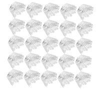CLISPEED 50 Piezas Forros de Cupcake con Diseño de Rosa Envoltorios Elegantes para Muffins y Decoraciones de Pasteles y Resistentes para Fiestas y Celebraciones