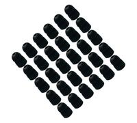 CLISPEED 50 piezas Unidades Invisibles de para Auriculares Inalámbricos Pequeñas y Elásticas Accesorio Cómodo para Hombres Mujeres y Compatibles Negras