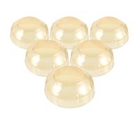 CLISPEED 6 piezas de cubierta de alarma de humo, cubierta detectora de protección de cocina, material plástico, fácil instalación, extiende la vida útil operativa, horneado en aulas