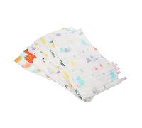 CLISPEED 6 piezas Toallas de Algodón para Bebés Toallas Faciales de Saliva para Recién Nacidos Diseño de Caricatura y Transpirables para Niñas