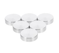 CLISPEED 6 Piezas Unidades Disco Aluminio Sólido Adaptador Vidrio Mesa Té Círculos Aluminio para Muebles Vidrio Sobremesa Fácil Instalación