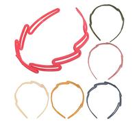 CLISPEED 6piezas Diademas Para Lavarse La Cara Accesorios Cabello Diadema Esmerilada Para Mujer y Niña Actividades De Yoga