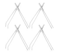 CLISPEED 8 Piezas Pinzas de Acero Inoxidable para Alimentación de Reptiles y Acuarios de Rectas y Curvas para Plantas Acuáticas Peceras y Terrarios Herramientas Versátiles para y