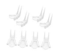 CLISPEED 8piezas Soporte De Comida para Pájaros Brochetas Juguete De Alimentación Palitos De Fruta y Jaula para Cacatúas Herramienta De