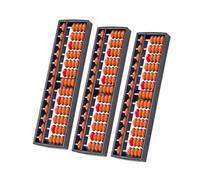 CLISPEED Ábaco Aritmético Portátil para Niños, Mini Tamaño, Plástico Seguro, Juego Educativo para Jardín De Infantes, 3 Piezas, Ayuda Al Cálculo Mental y Aprendizaje Matemático