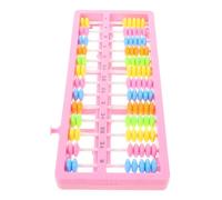 CLISPEED Ábaco de Plástico Multicolor 13 Columnas y 7 Cuentas Calculadora Portátil Creativa para Enseñanza Infantil Herramienta Educativa para Sumar y Restar