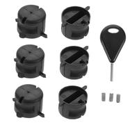 CLISPEED Accesorios para Aletas de Tabla de Surf Completo Copa de Timón Llave de Aleta Tornillos para Tabla de Surf Tapón para Reparación y Mantenimiento