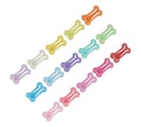 CLISPEED Accesorios Pelo de Mascotas Pelo de Perro 15 Pinzas Diseño de Hueso de Aleación para Mantener en Forma Varios Estilos Vida Diaria Varios Estilos