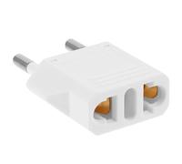 CLISPEED Adaptador Multifuncional de Enchufe Europeo 6A para Viajes de Negocios, Convertidor de Corriente Portátil para Enchufes Americanos E Italianos, Compatible Ca 220v, 1 Unidad