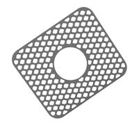 CLISPEED Alfombrilla Escurreplatos de Silicona para Fregadero Cocina Protector Antideslizante y Resistente Drenaje Rápido Multiusos para Secado de Platos y Utensilios Pequeño Gris