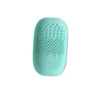 CLISPEED Almohadilla Limpiadora de Brochas de Maquillaje de Silicona Duradera Pequeño Portátil Diseño para Fregar y Limpiar Pinceles y Esponjas de Maquillaje para Mujeres