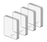 CLISPEED Almohadillas Autoadhesivas de Doble Cara Transparentes 80 Unidades Cinta Adhesiva Fuerte y Extraíble sin Dejar Rastro Ideales para Decoración de Paredes y Montaje Seguro en