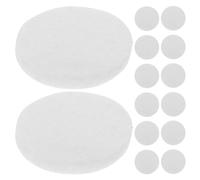 CLISPEED Almohadillas de Fibra Absorbente sin Fragancia 30 Piezas 22.5x3 Mm para Humidificadores y Difusores de Aceites Esenciales en Coche, Recargables, Color Claro, Ideales
