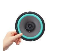 CLISPEED Altavoces de audio coaxial de 5 pulgadas para coche, diseño elevado de 4 ohmios, 160 W, material ABS construido para un espacio compacto, respuesta de graves vocales para uso en coche