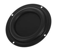 CLISPEED Altavoz De Radiador De Graves De Diafragma De Radiador Pasivo Placa De Vibración De Goma Para Subwoofer Reemplazo De Membrana De Vibración De Altavoz De Automóvil Para Sistemas