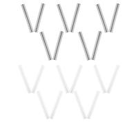 CLISPEED Anillos de Encuadernación Plásticos para Documentos 30 Anillas 20 Piezas 10 Negras 10 Blancas Peines para Hojas Sueltas Repuestos para Encuadernación Oficina y Escuela