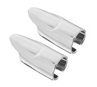 CLISPEED Anillos para Uñas Punk de Metal para Mujer Abiertos 2 Piezas Joyería de Cosplay Decoraciones de Uñas Accesorios de Fiesta