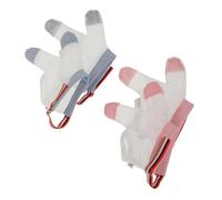 CLISPEED Antisucción Para Ñiño Ajustables, Protector De Dedos y Pulgar, Material Transpirable, Suaves y Cómodos, Uso Infantil Para Evitar Chuparse El Dedo, Tamaño M, Pack De 4 Unidades