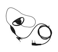 CLISPEED Auricular para Interfono con Micrófono Cable Duradero Protección Auditiva Compatible con Radios D y K Uso Profesional Seguridad y Entornos Ruidosos