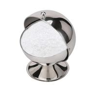 CLISPEED Azucarero Tarro Moderno de Acero Inoxidable Esférico Multifuncional y Volteable para Cocina y Fiestas para Dulces y Condimentos Hogar