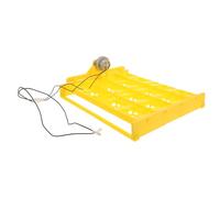 CLISPEED Bandeja Automática para Incubadora de Huevos de 16 Unidades Multifuncional Compatible Incubadoras Dc12V Resistente al Calor para Incubar Huevos de Gallina Codorniz y Aves