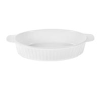 CLISPEED Bandeja de Cerámica para Hornear Doble Asa y Apta para Lavavajillas Resistente al Calor y Fiestas Adecuado para Panadería
