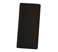 CLISPEED Bandeja Rectangular de Negra Mate para Sushi y Aperitivos Resistente y Versátil para Cocina Japonesa para Servir Postres y Bocados Fiestas y Restaurantes
