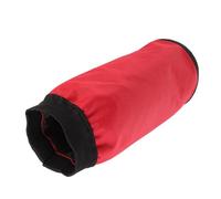 CLISPEED Barril para Baquetas de Batería Rojo Gran Capacidad y Forro Interior Suave, Material Oxford y Aleación, Adecuado para Actuaciones al Aire Libre